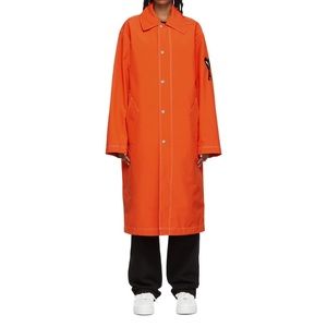 AMI Alexandre Mattiussi Orange Puma Edition Light Coat